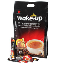 越南咖啡 威拿wake up三合一貓屎咖啡1700克袋裝整箱批發