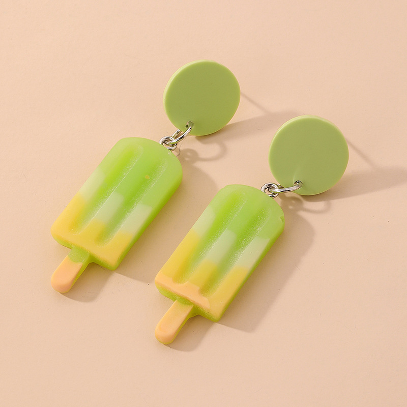 Fashion Acrylic Ice Cream Earrings Wholesale Nihaojewelry display picture 11