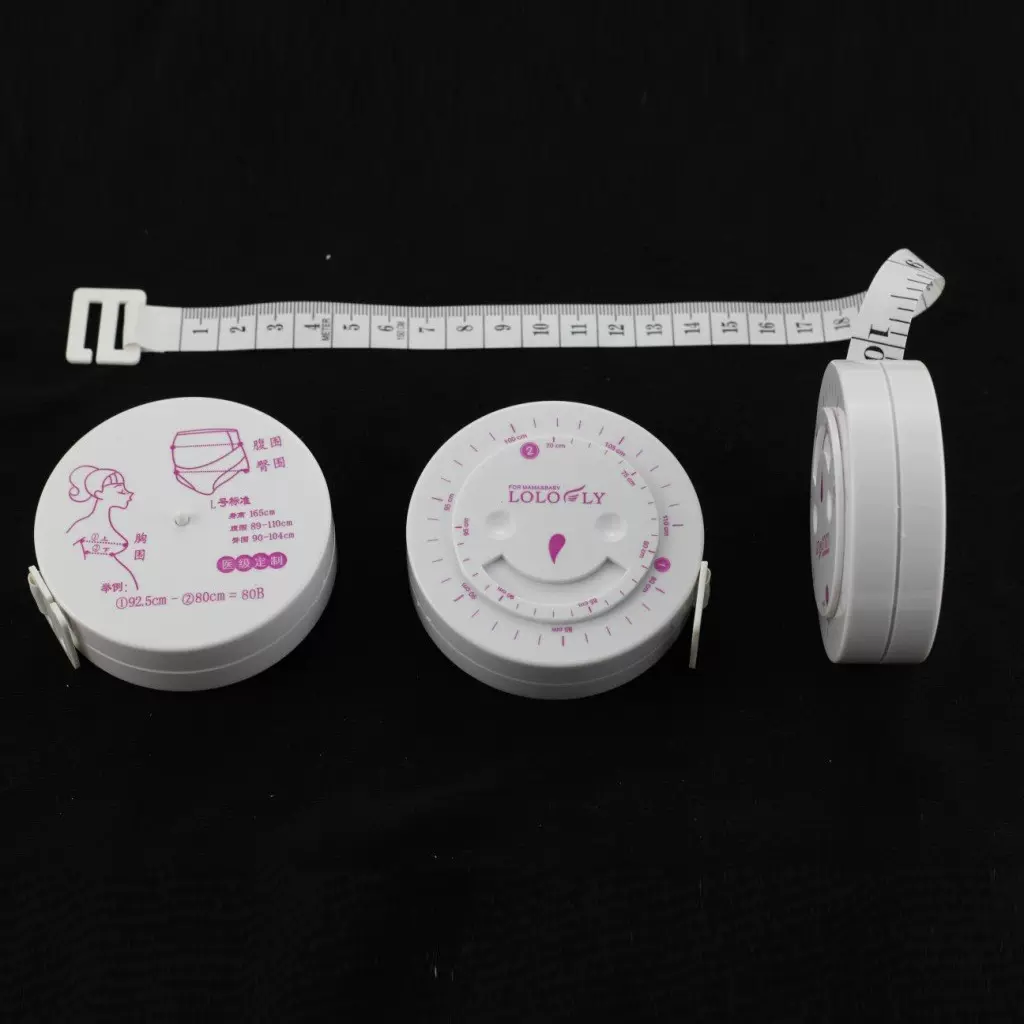 工厂直供胸罩尺女性健康新型时尚胸围尺 余姚胸围卷尺系列定制