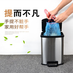 Thickened Drawstring Trash Bags, Handheld, Self-Sealing, Household-Use, Bundled-Opening Cleaning Bags—Disposable, Available for Wholesale