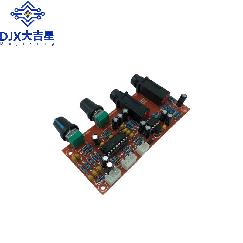 Fever Grade HIFI Single Power Supply PT2399 Microphone Amplification Digital Echo Reverberation Board KTV KaraOKe Delay