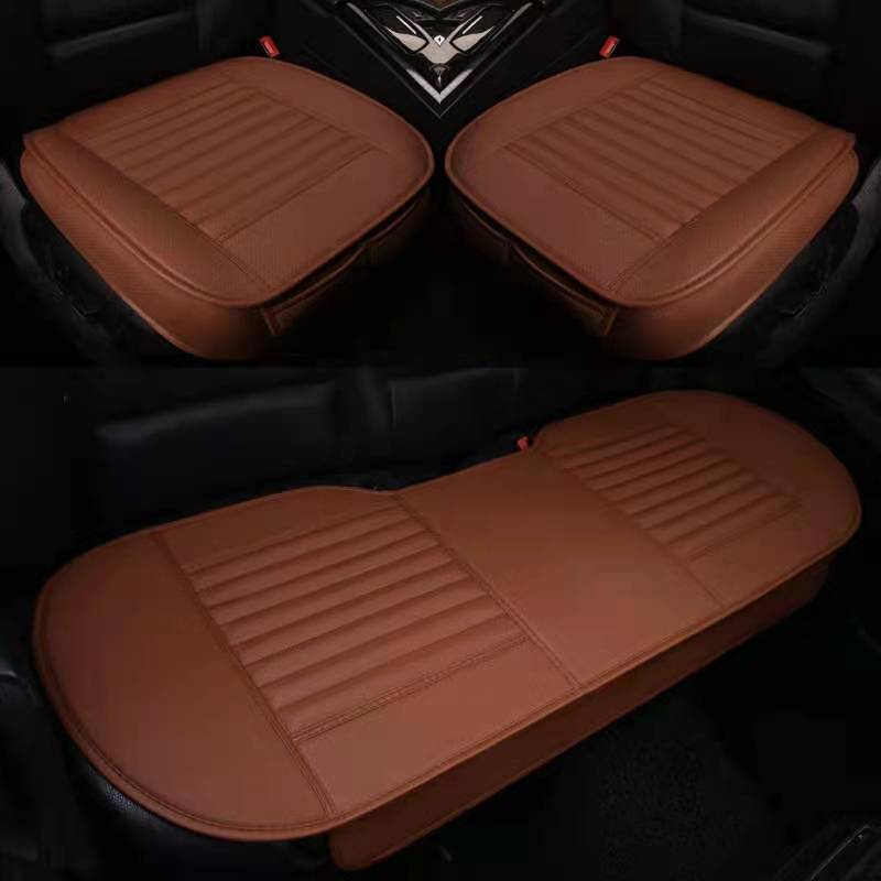 Fábrica al por mayor Cuatro Estaciones coche Cojín cuadrado cojín de tres piezas de cuero transpirable cojín transfronterizo Amazon AliExpress
