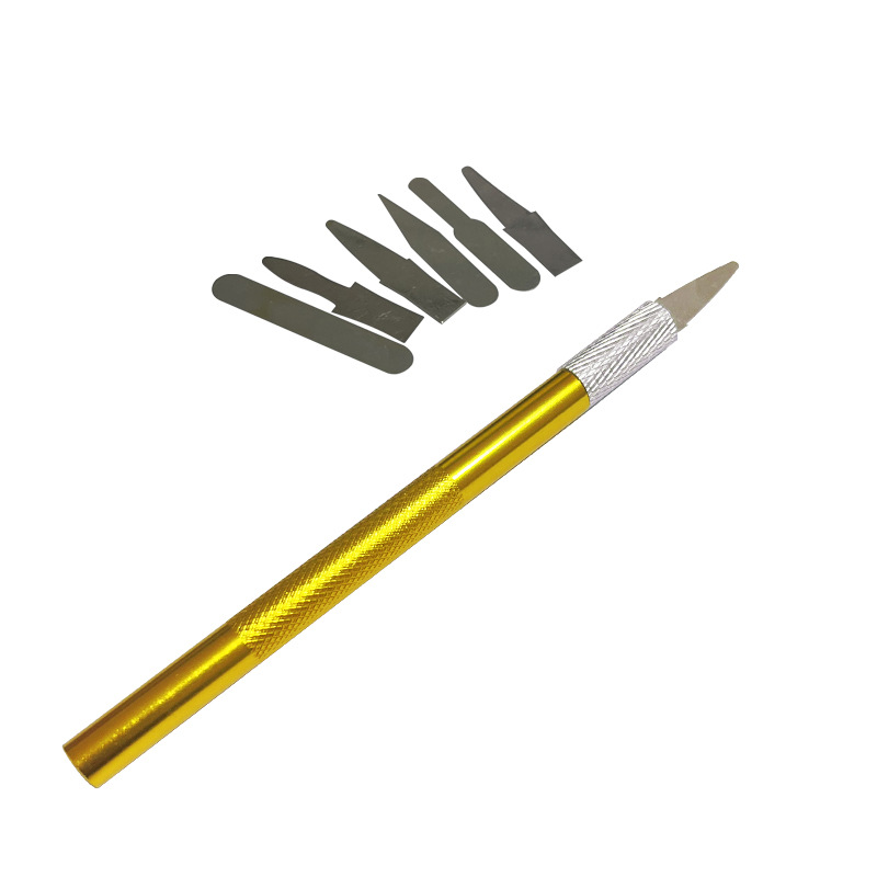 Cuchillo para rellenar espacios entre dientes con 6 cuchillas, herramienta de modelado dental nano para rellenar espacios/pluma de modelado para tratamiento de espacios entre dientes.