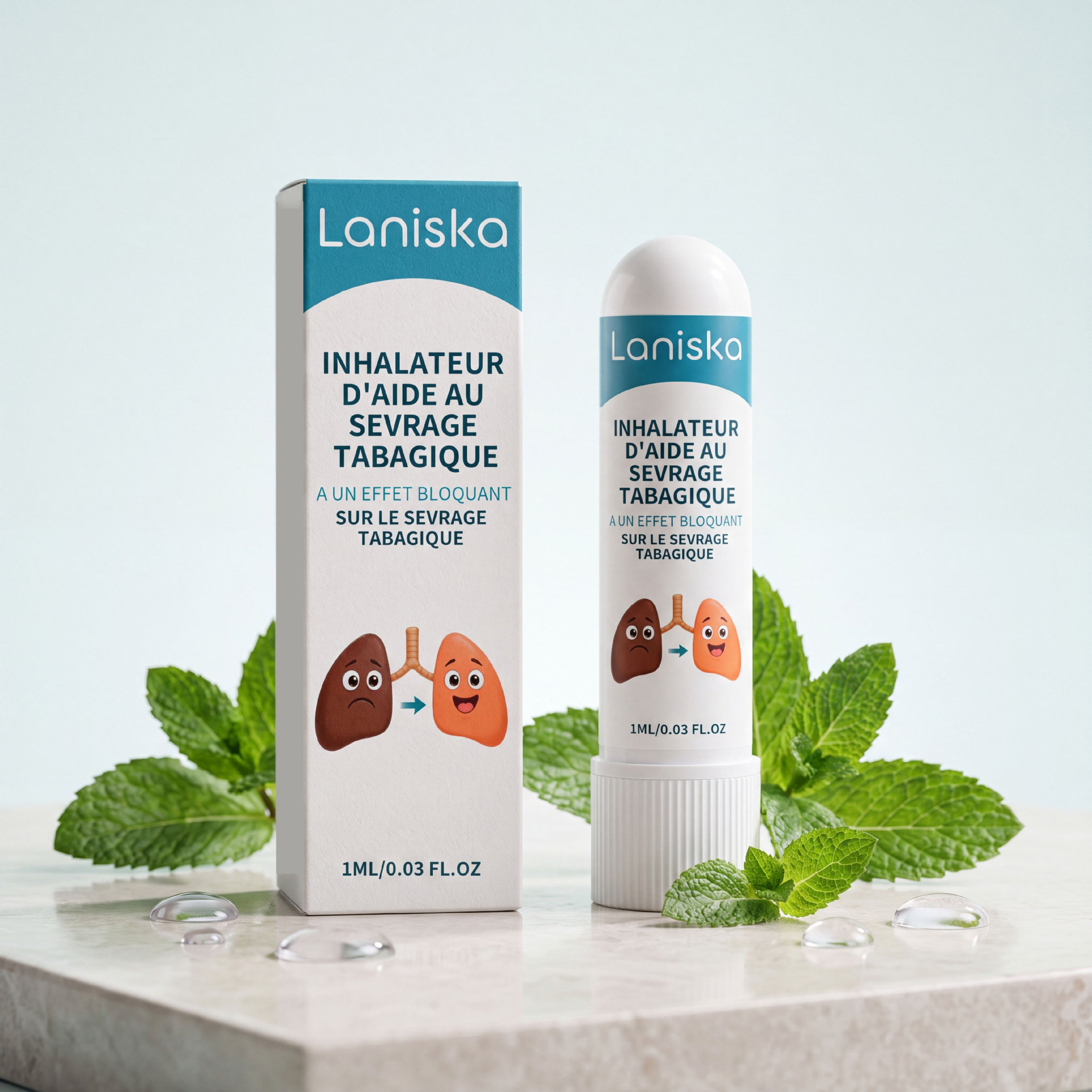 Laniska Body Care Inhalation Stick with Mild Ingredients for Nasal Freshness and Comfort, Daily Portable Nasal Care Inhalation Stick
