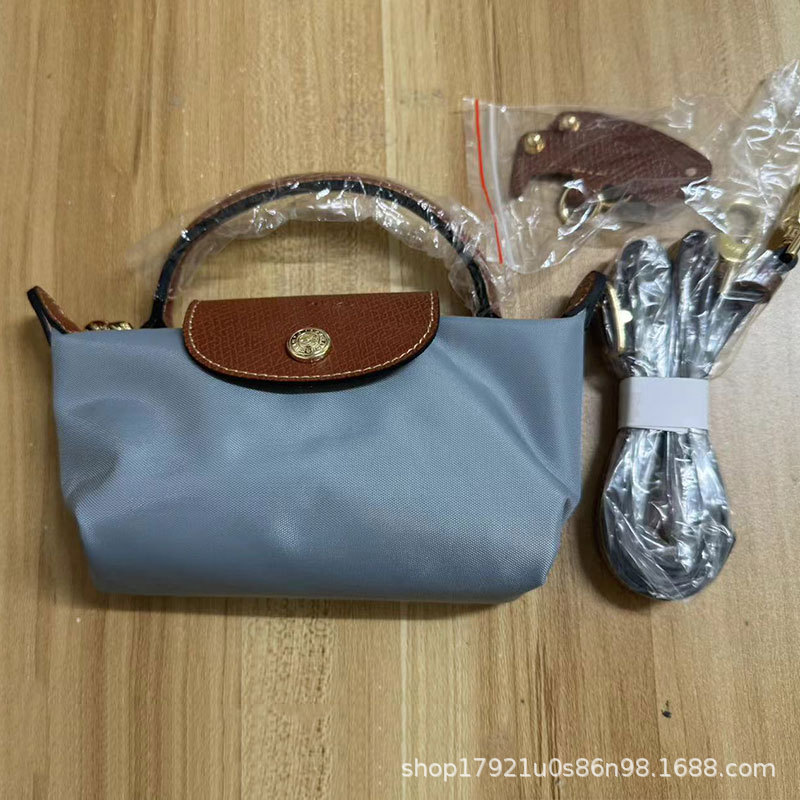 跨境高品牛皮手柄mini饺子包斜挎单肩手机包零钱包手拿包女士迷你|undefined