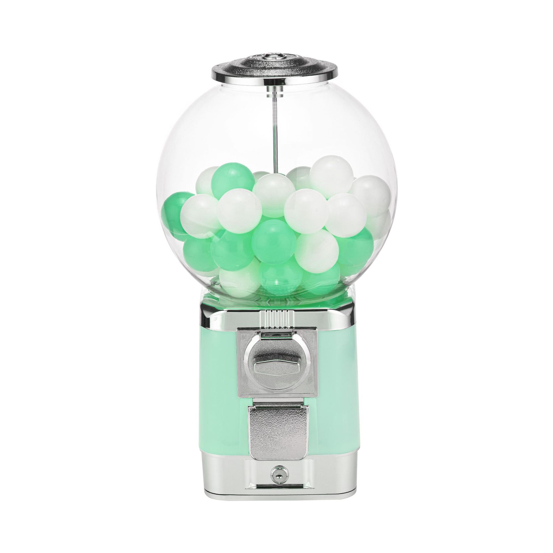 Silver drawer + green body + coin-operated empty machine (1 yuan coin)