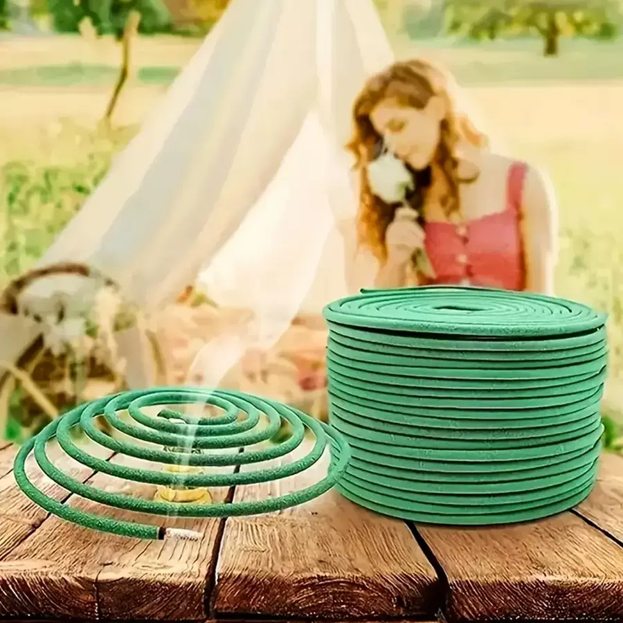 跨境爆款柠檬草香茅螺纹香香薰卷 -户外室内驱蚊香露台香薰可代发