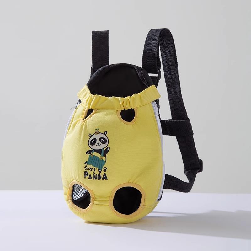Perro fuera pecho gato bolsa de hombro portátil gato mediano y pequeño perro llevar perro transpirable mascota mochila