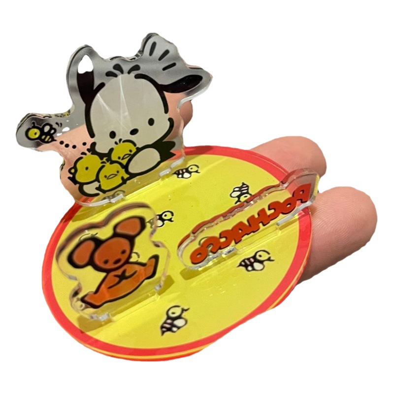 Cute Cartoon Double-sided Acrylic Mobile Phone Bracket Stand Student Book Desktop Creative Small Ornaments Birthday Gift