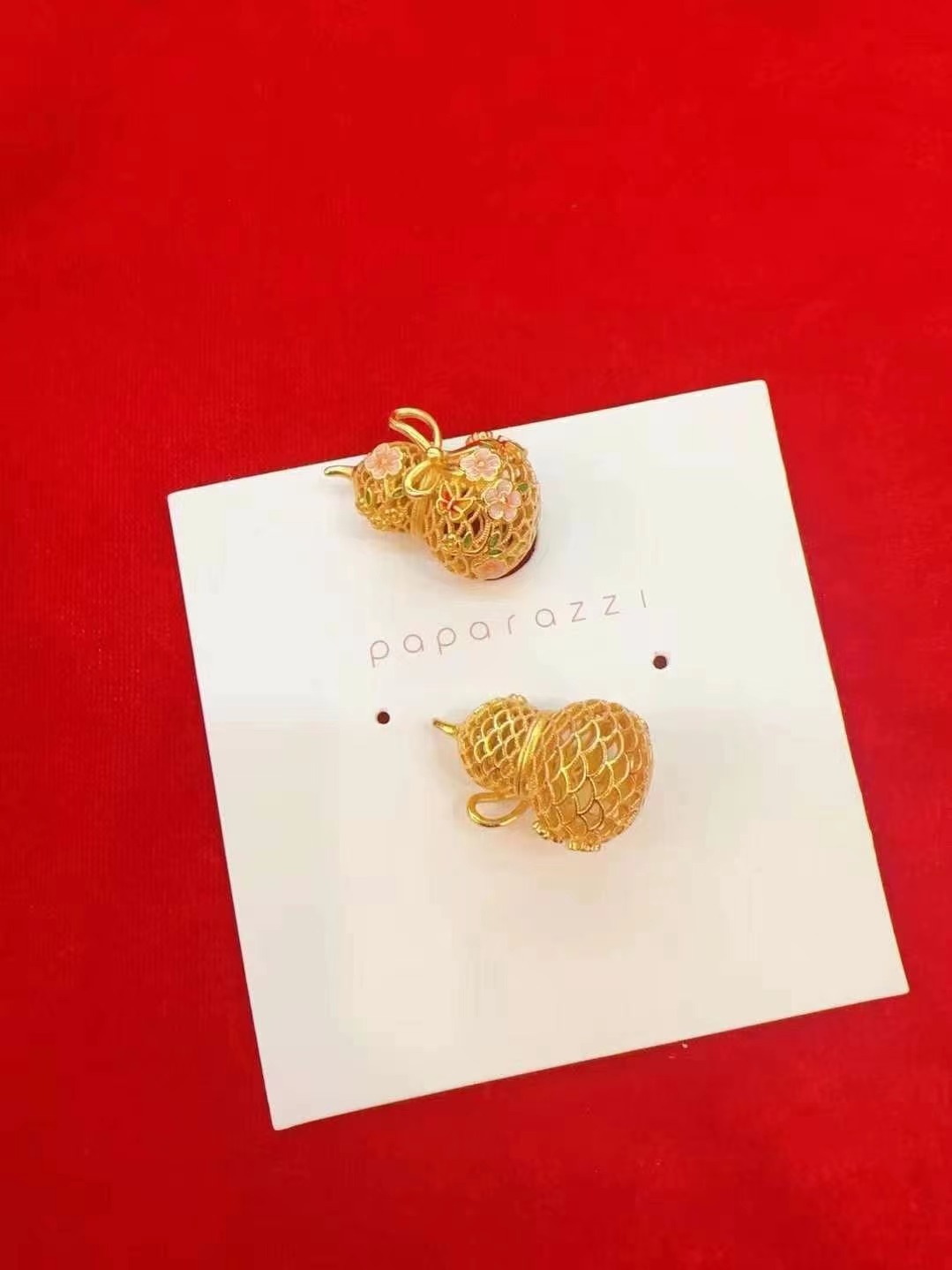 Collier en émail de fleur de pêcher sculpté à l'artisanat ancien de Guofeng, chaîne de clavicule de tempérament blanchâtre de haute qualité_voghion.com