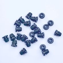 厂家锥形硅胶护线套防水双面护线圈工字硅胶线扣φ 3.8电线保护套