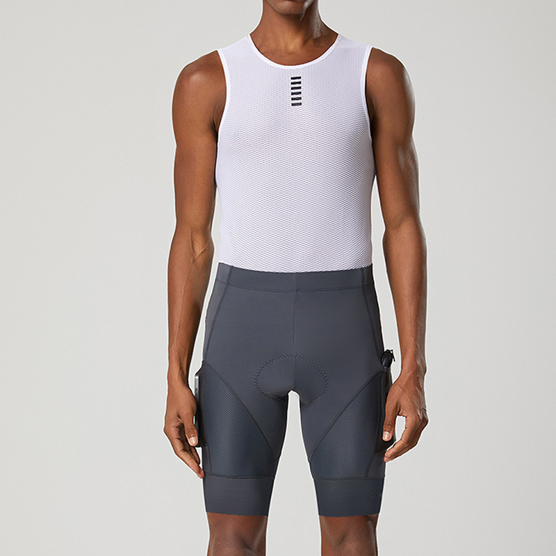 European and American Style Cycling Base Layer Shirt for Men, Solid Color, Sweat-Absorbent, Breathable, Quick-Dry Cycling Vest, Cross-Border Exclusive Cycling Apparel