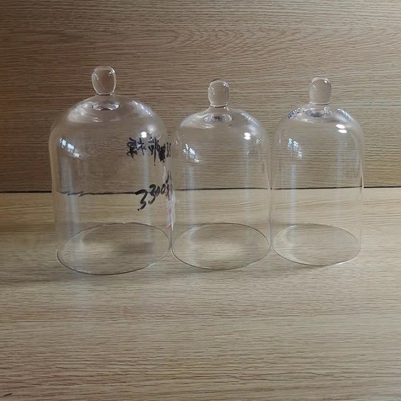 离子镀喷色大小号香薰瓶玻璃蜡杯婚礼用创意钟罩独立包装现货代发