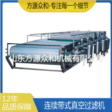 连续带式真空过滤机 污泥设备 污水处理设备 皮带式脱水机 压滤机