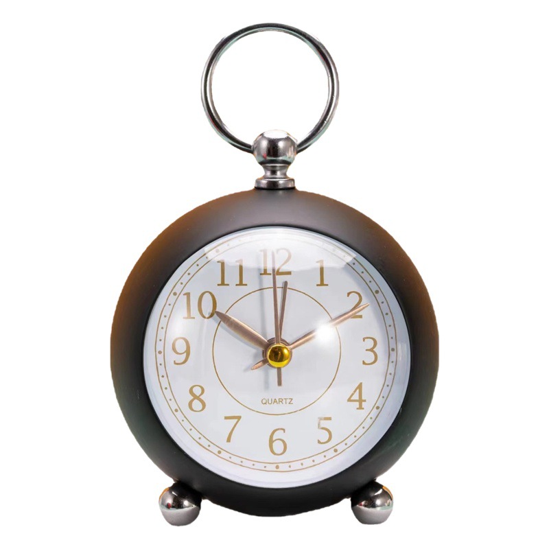 Fábrica al por mayor metal nórdico creativo simple despertador decoración sala de estar dormitorio estudiante niños despertador electrónico
