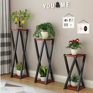 New Product Source Flower Rack Storage Rack Multi-Layer Indoor Home Living Room Balcony Flower Pot Rack Floor-Standing Succulent Pothos Simple