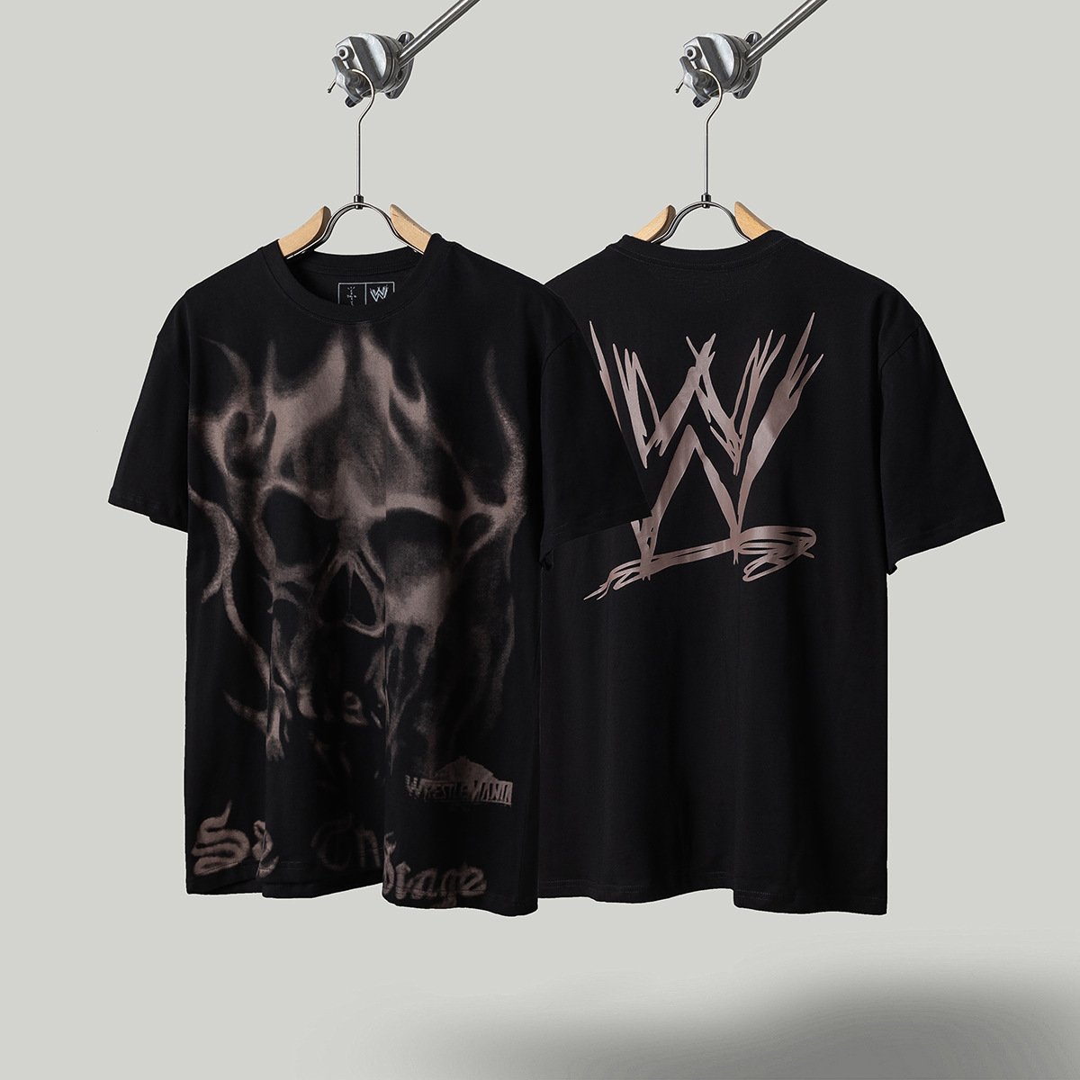 Travis de manga corta M mark Scott pequeño pato amarillo cactus relámpago rap tour TS pareja conjunta camiseta de hip-hop