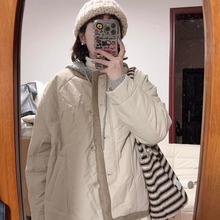 日系复古冬季棉衣棉服女2024新款小个子设计感加绒加厚保暖外套潮