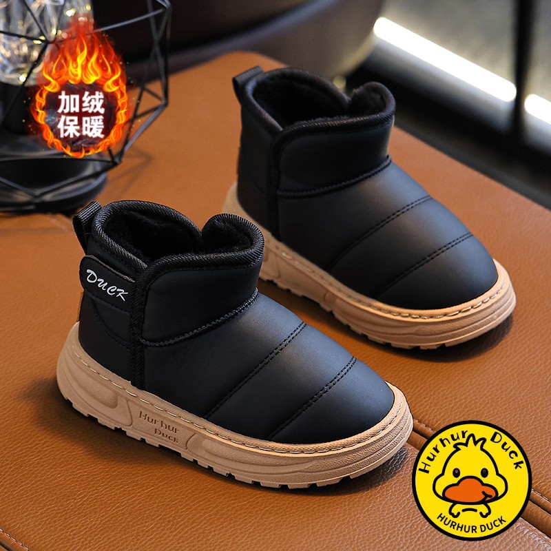 Botas de nieve para niños 2025 invierno nuevas botas de niñas con calentamiento de lana zapatos de algodón para niños zapatos de algodón para estudiantes primarios invierno image 11