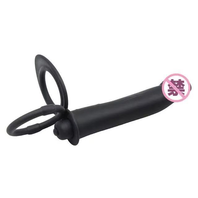 Dual-Ring Silicone Wearable Anal Plug with Remote-Controlled Vibrating Lock Ring — detail image 3