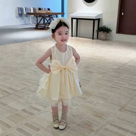 女童公主连衣裙2026夏季新款儿童洋气千金风生日礼服裙子高级感仙