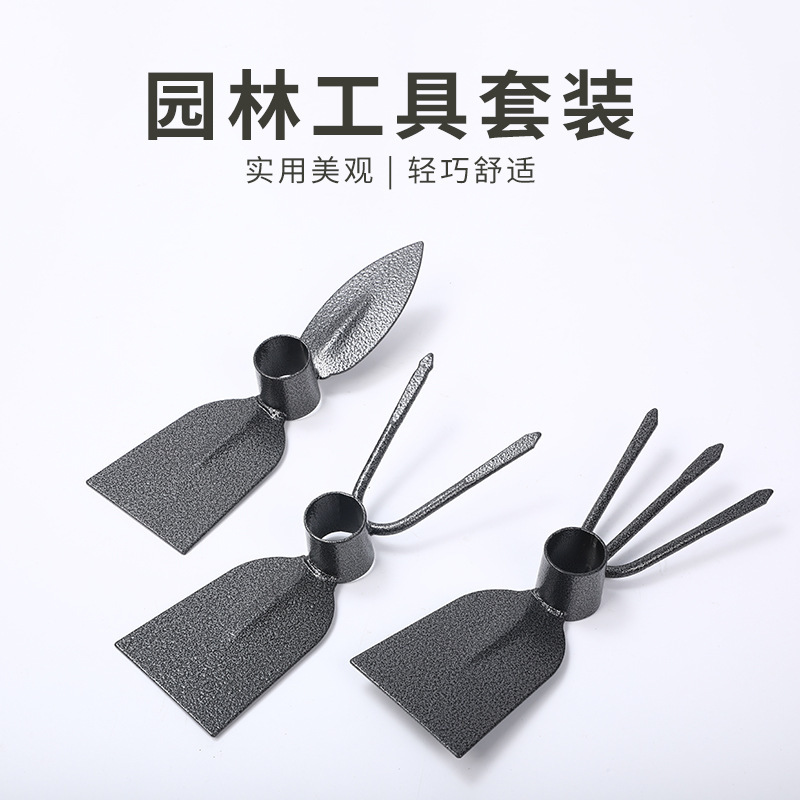 双杰跨境SJ-5026农田两用锄头 农田耕作工具 3A碳钢材质 厂家批发