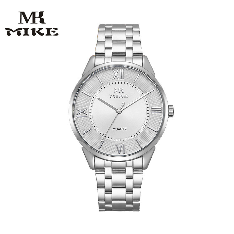 MK MIKE Mico Roman All Gold Watch Business Casual Watch Classic Fashion Waterproof Men Wristwatch