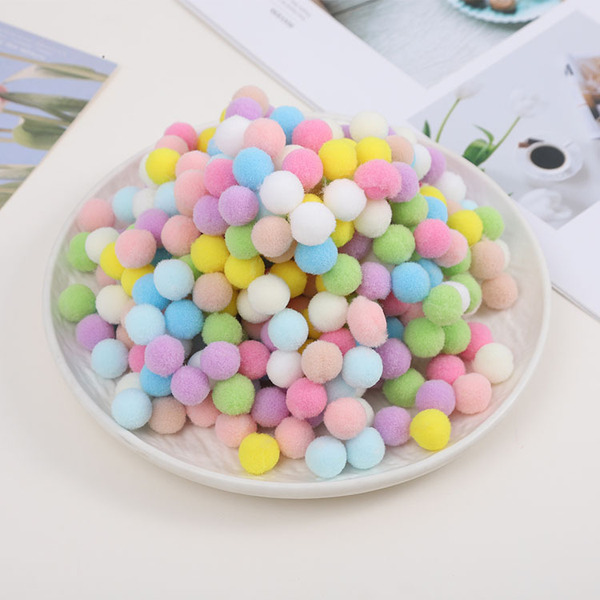 Colorful wool balls polyester high elastic wool balls DIY…