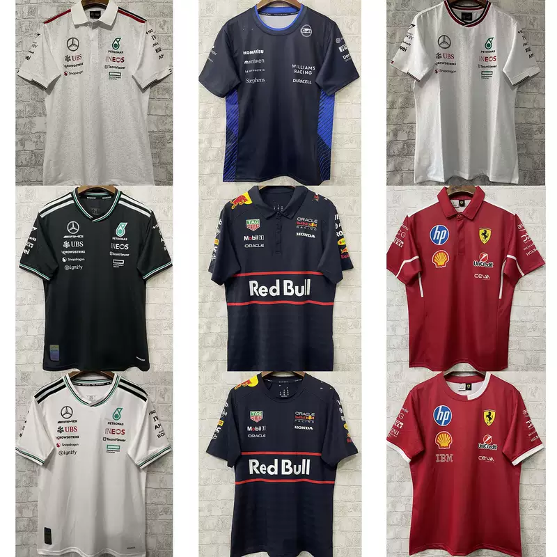 เสื้อแข่ง F1 รุ่นใหม่ ทีมเมอร์เซเดส แอสตันมาร์ติน เฟอร์รารี แมคลาเรน