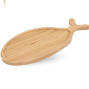 Cross-Border Creative Wooden Children's Dinner Plate Household Baby Food Supplement Wooden Tray Kitchen Bamboo Vegetable and Fruit Cutting Board