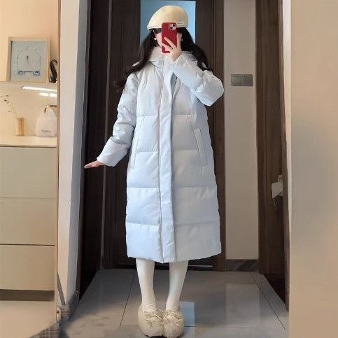中戏羽绒棉服女中长款2025年冬季新款加厚过膝棉衣棉袄高级感外套|undefined