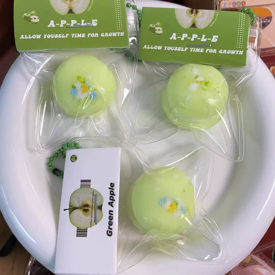 Кремовый грязевой бургер в том же стиле Little Red Book, подвеска в виде маленького носика, очень легко сжимается и снимает напряжение, искусственная игрушка