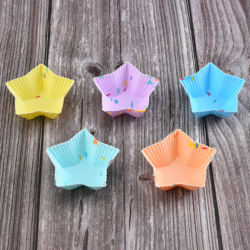 머핀 컵 사탕 조각(오각별)