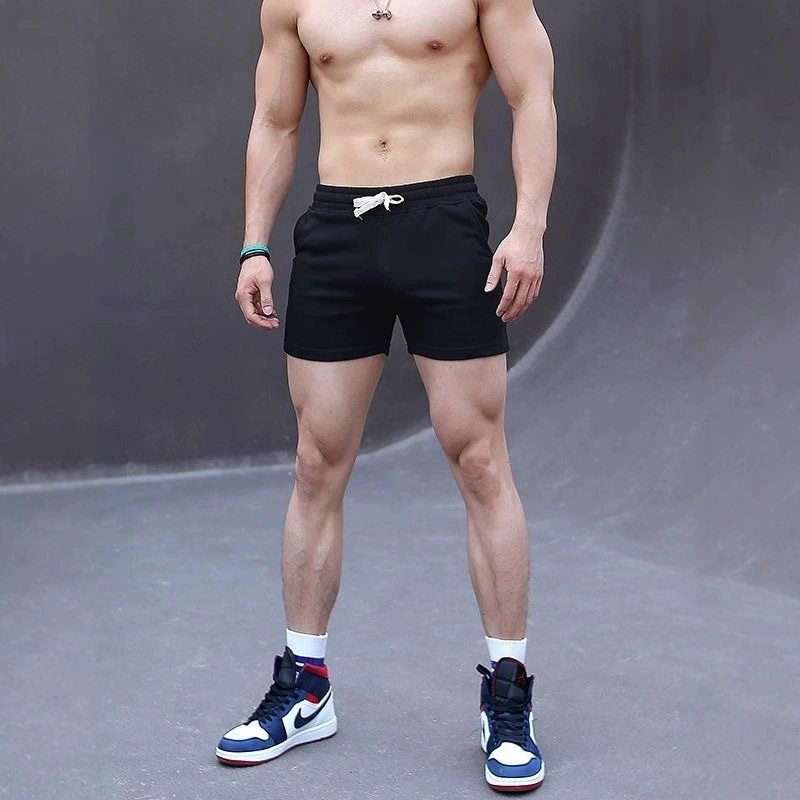 Мужские брюки три четверти, летние беговые баскетбольные спортивные шорты для фитнеса, молодежные дышащие тонкие цветные брюки три четверти в корейском стиле