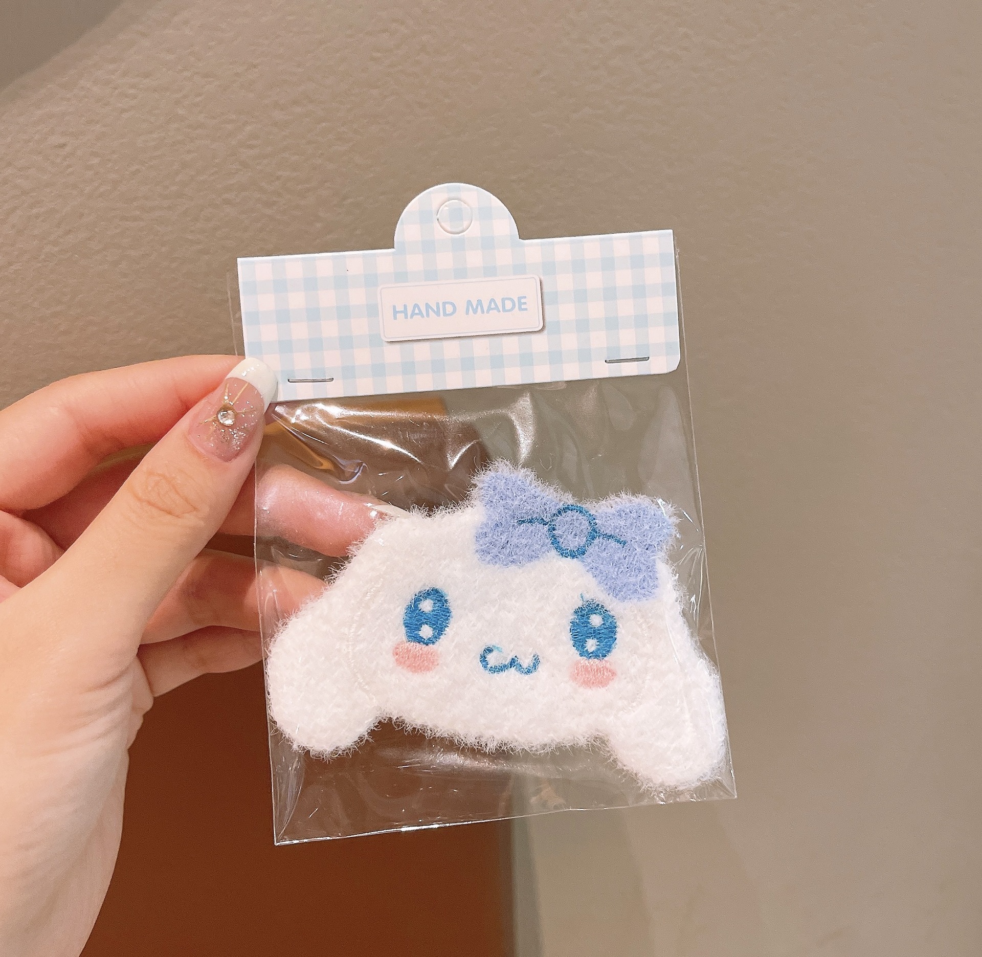 Nuevos clips para el pelo para niños Sanlio Capibara Kitty felinos peluche animación animal de dibujos animados de cabello para niñas