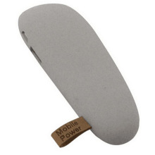 迷你绒毛漆单节石头移动电源创意鹅卵石移动电源礼品定制LOGO