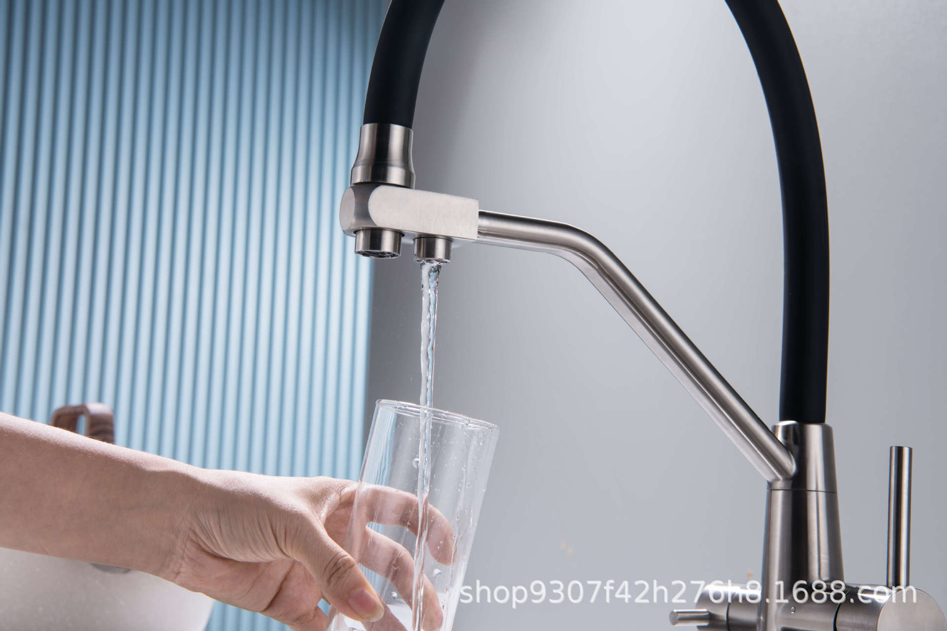 Cross-border 304 stainless steel water purifying faucet, kitchen sink, sink, cold and hot water direct drinking water three-in-one faucet undefined