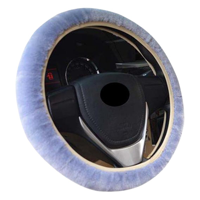 Cubierta de la rueda de dirección coche felpa anillo no de goma otoño e invierno cálido práctico hombres y mujeres volante cubierta de la fábrica al por mayor cubierta de la manija