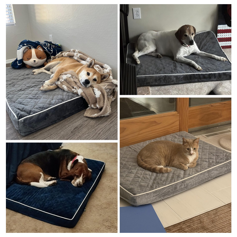 Compresión transfronteriza esponja mascota camas impermeables super grandes cama de perros desmontable cubierta cama de sofá para perros grandes personalizados