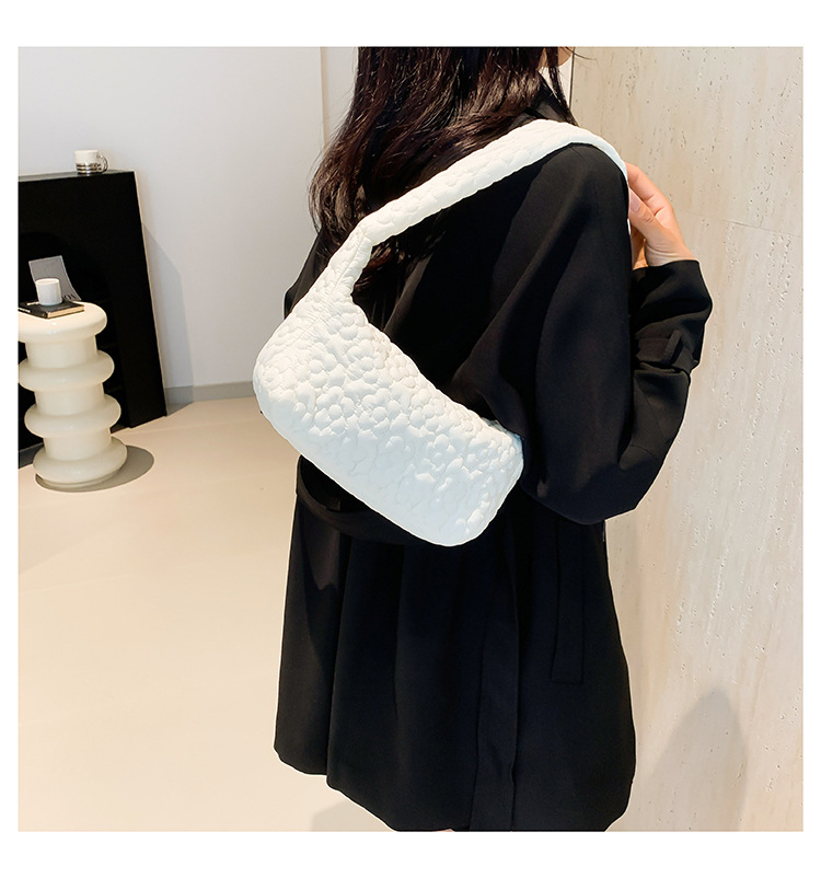 Tessuto 2024 Nuovo ricamo alla moda Texture Filo Fiore Eleganza Edizione coreana Semplice Sottomanica Spalla singola_voghion.com