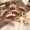 Big crab pin, advanced hair accessory, hairgrip from pearl, summer hairpins, shark, South Korea, high-quality style