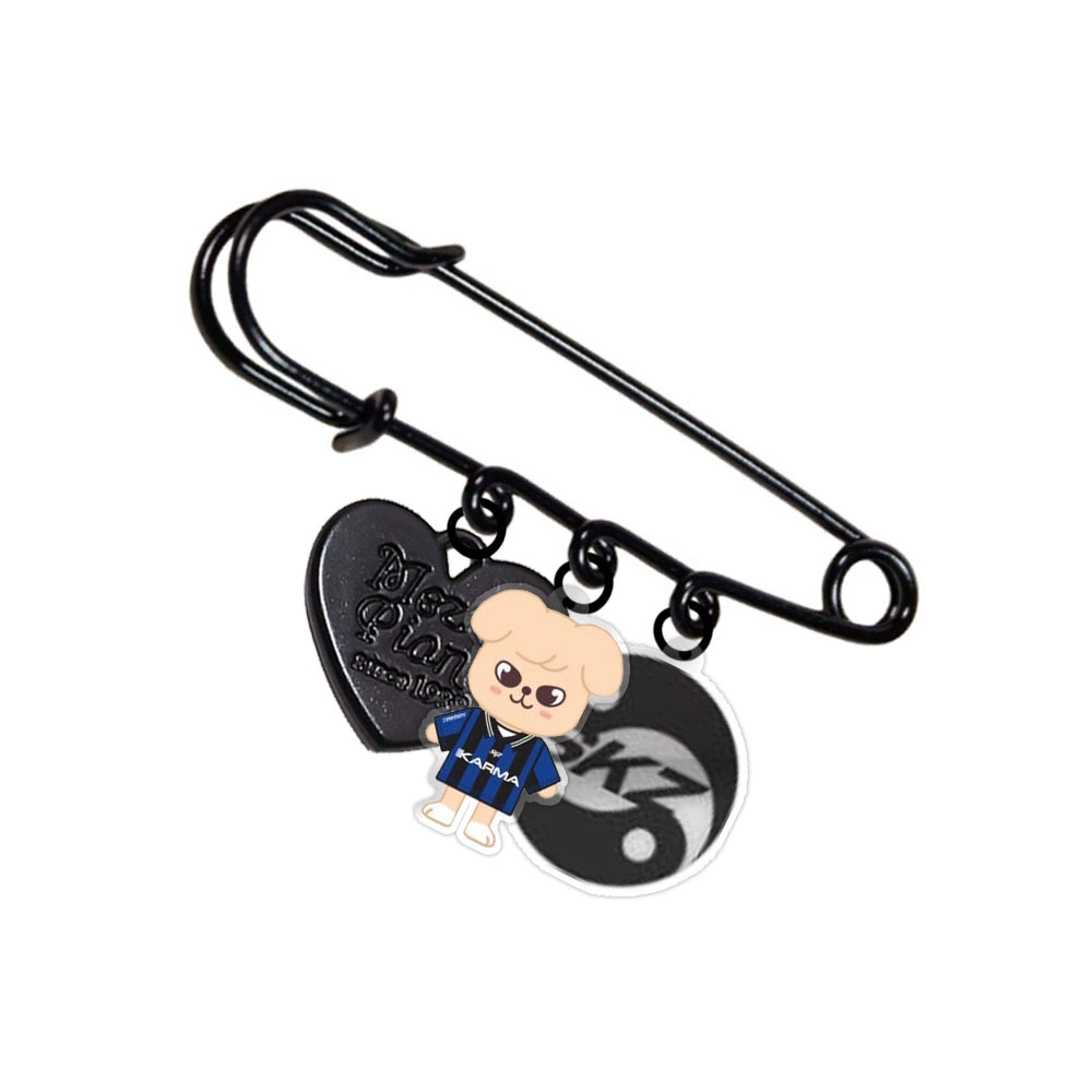SKZ street children STRAY KIDS KARMA pin acrylic pendant cartoon acrylic keychain