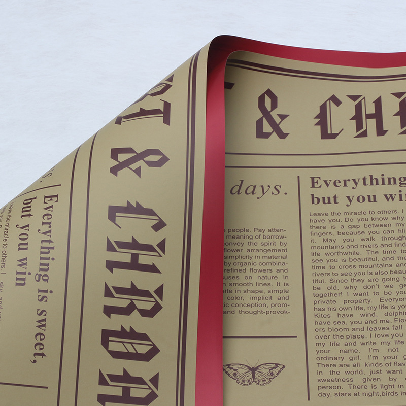 Vino rojo; 57 * 57cm 20 hojas / paquete