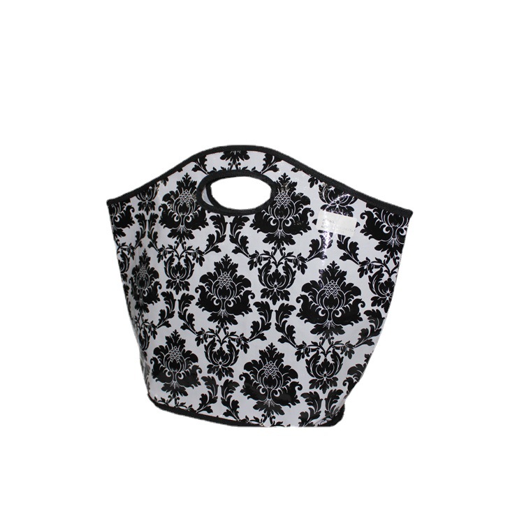 供应袋口加拉链手提塑料袋 彩色编织购物袋 150gpp复合购物广告袋