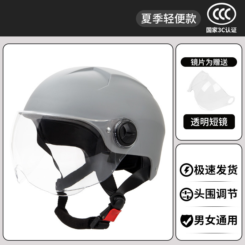電気自動車ヘルメット夏の男性と女性の拡大番号四季ユニバーサル安全ヘルメット大きな頭囲通気性オートバイ|undefined