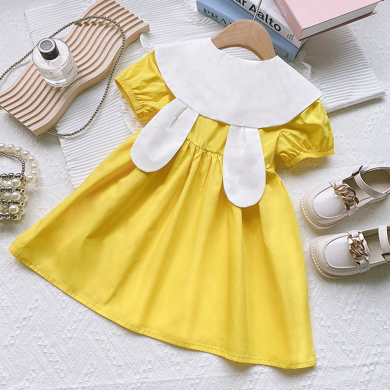 Summer summer clothes girl's, yellow small princess costume