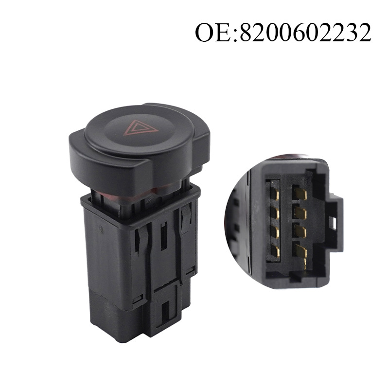 8200602232 Suitable for 04-12 Renault car emergency light switch double flash indicator switch controller