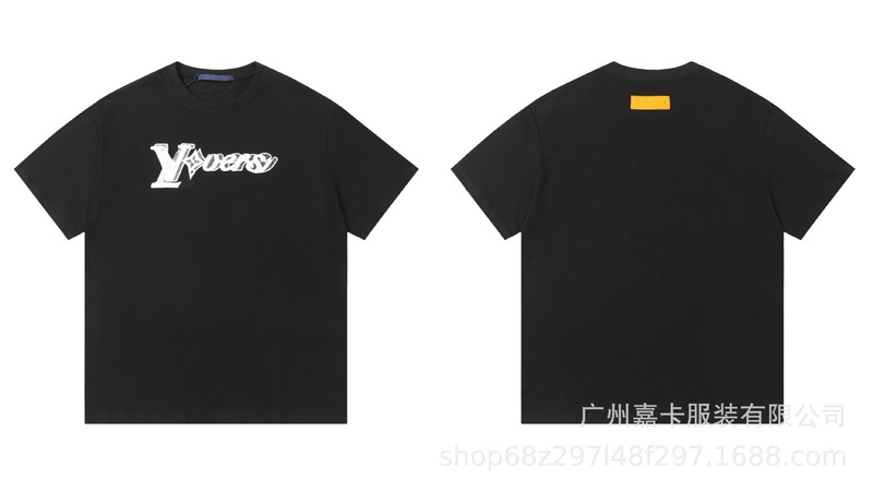 跨境25ss驴家高品质时尚短袖潮牌外贸经典款男女同款T恤透气棉质|undefined