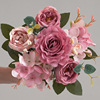 6 Fork Sxyn Peony Bouquet European and American Retro Simulation Flower Hibiscus Rose Flowers Home Decoration Marriage