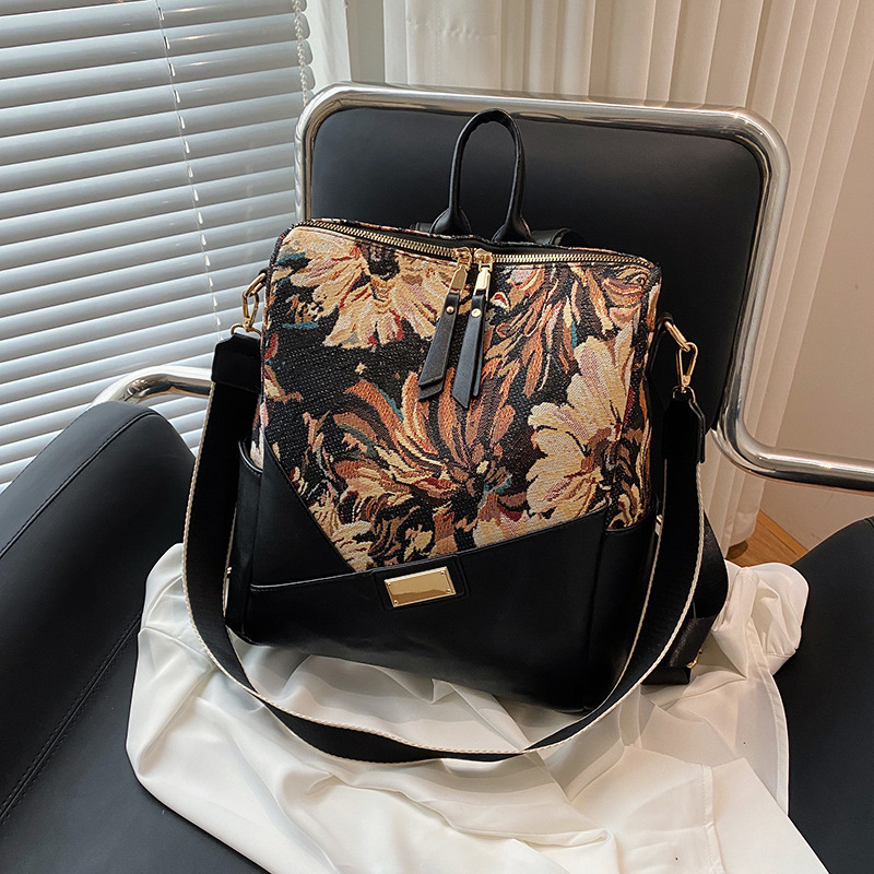 인쇄된 다크 브라운